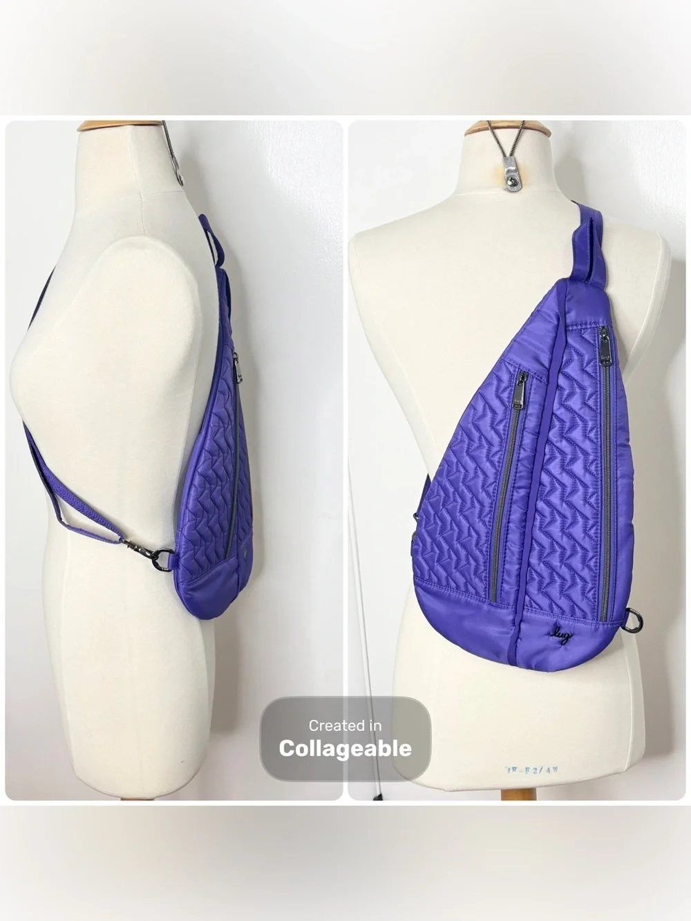 Lug Windsail Sling Bag Violet Purple